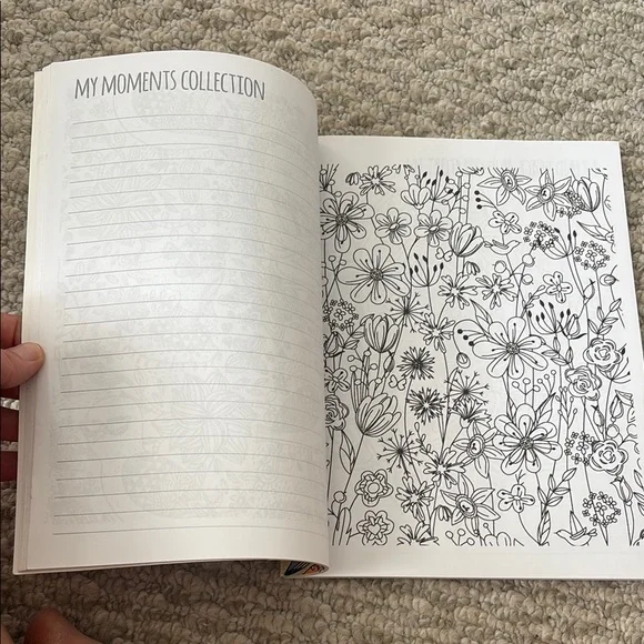 🌸 3/$15 Adult Coloring Journal for relaxing and anxiety - Picture 2 of 4
